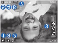 Kamera 58 Przed nagraniem wideo mo esz ustawiæ parametry zwi±zane z o wietleniem i kolorami, przewijaj±c aktywny pasek narzêdzi za pomoc± klawisza przewijania.