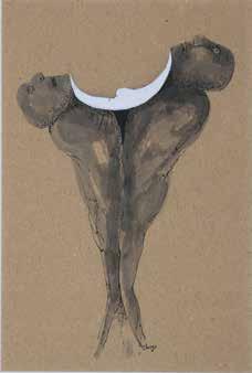 43. Jacek Sowicki (ur. 1948) z cyklu Chorągiewki 1976 akwaforta, mezzotinta/papier; 64 x 49 cm sygn.