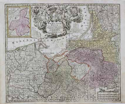 del Sigr: Rizzi Zanoni / Venezia 1781 / Presso Antonio Zatta / Con Privilego dell Eccmo Senato cena wywoławcza: 1900 zł estymacja: 2 500 3 000 zł Mapa opracowana według Carte de Pologne, atlasu z
