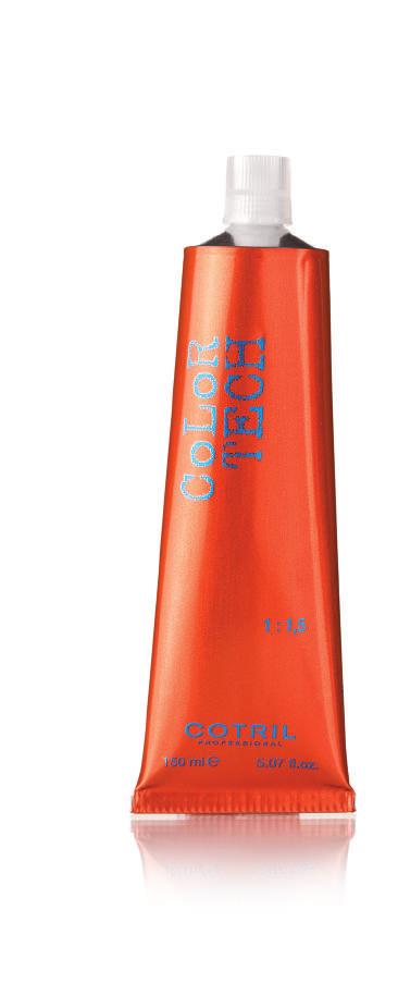 KOLORYZACJA & ROZJAŚNIANIE COLOR TECH Farba do włosów w kremie Dzięki bogatemu doświadczeniu Cotril Laboratories narodziła się farba Color Tech, która gwarantuje ultraprofesjonalny i niezwykle trwały