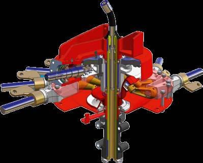 Zespół napędowy z dużym zapasem wytrzymałości mechanicznej, jak również precyzyjne, wykonane z metali lekkich obudowy ramion wirników