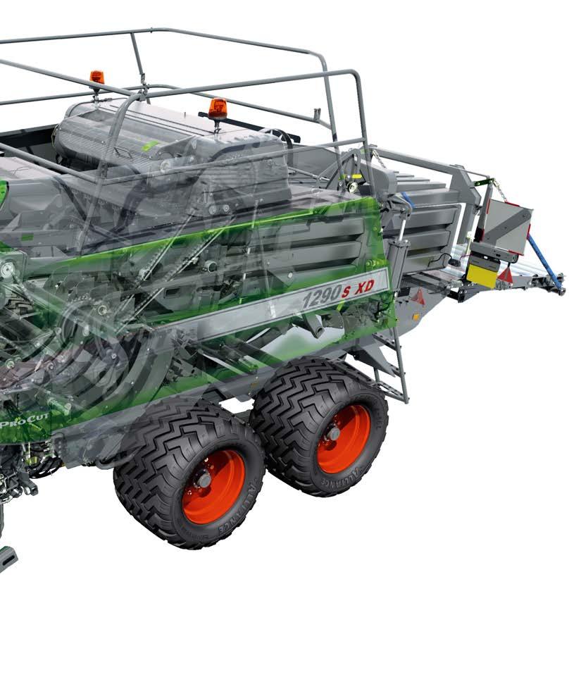 Sześciorzędowy rotor tnący ProCut w kształcie litery V 10.