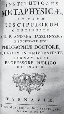 Po krátkej okľuke sa vrátil na univerzitu v Trnave, kde od r. 1748/49 dva roky učil na filozofickej fakulte na katedre etiky.