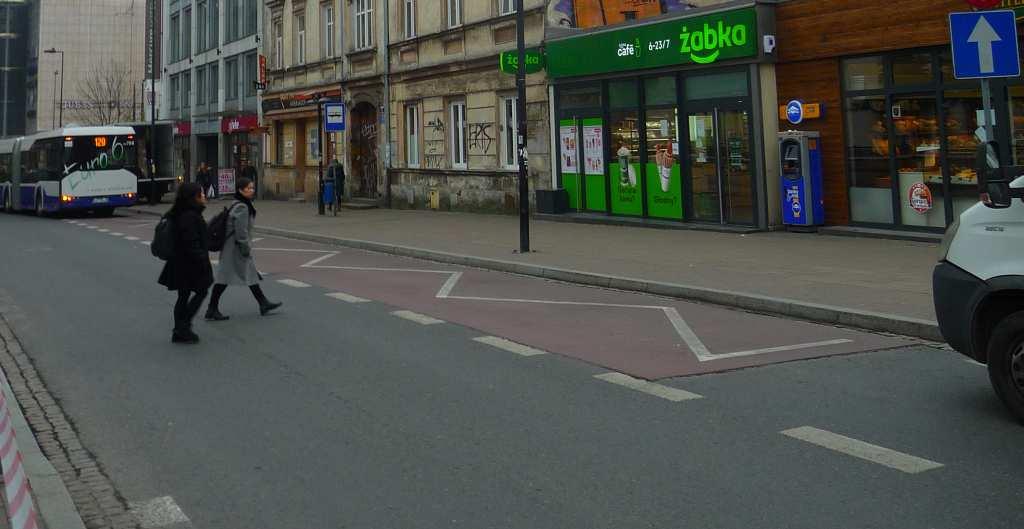 Widok od strony placu Matejki. (09.03.