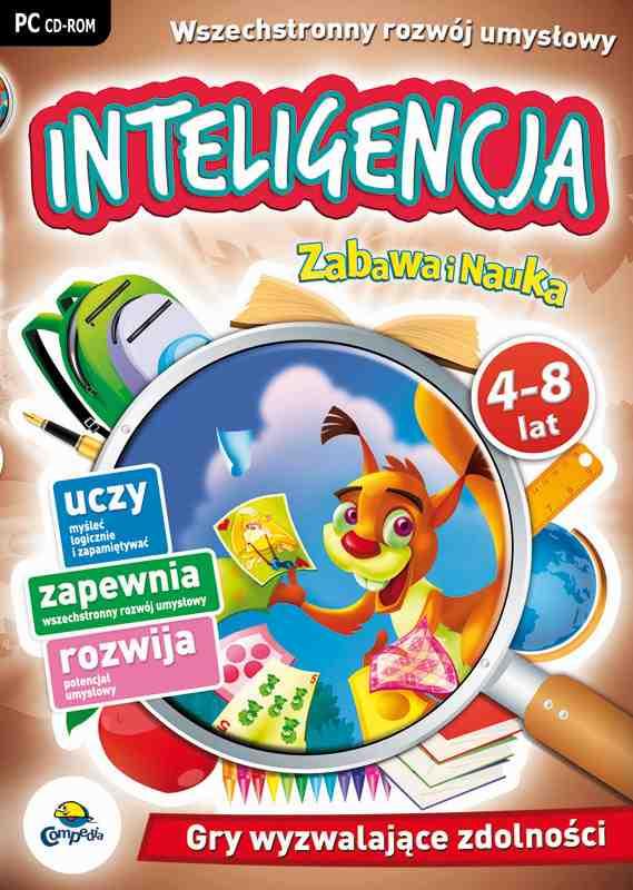 INTELIGENCJA Zapewniają wszechstronny rozwój umysłowy Uczą myśleć logicznie i zapamiętywać Rozwijają potencjał umysłowy LITERKI CYFERKI Bawią wesołymi grami z literami i liczbami Uczą liter, liczb,