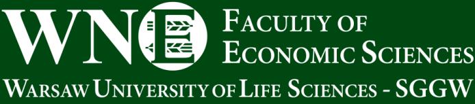 pl EDUCATION Professor of Economics Faculty of Agrarian Economics WULS-, Economics, year 1997 Associate Professor of Economics (Habilitation) Faculty of Agrarian Economics WULS-, Economics, year 1991