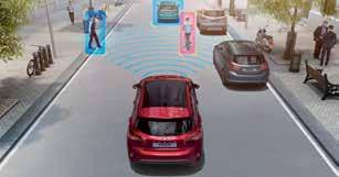 NOWY FORD FOCUS VIGNALE Wypsażenie Bezpieczeństw, nwe technlgie raz systemy wspmagające kierwcę Elektrniczny układ stabilizacji tru jazdy (ESC) zawiera: układ kntrli trakcji (TA), układ wspmagania