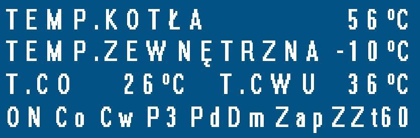 5. MENU STEROWNIKA Rys.5. Widok ekranu startowego FL-300L 3P Tab.5.1.