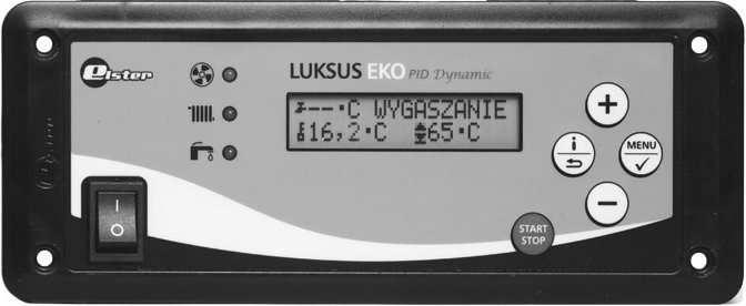 NA PALIWA STAŁE LUKSUS EKO PID Dynamic INSTRUKCJA MONTAŻU I OBSŁUGI Luksus EKO PID jest uniwersalnym regulatorem