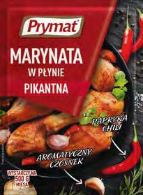 Marynata do mięs klasyczna Marynata do mięs pikantna MARYNATY PŁYNNE Marynaty