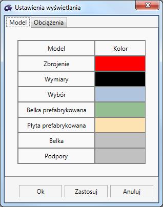 Ulepszenia wspólne dla wszystkich modułów Uproszczenie definicji parametrów graficznych Okno Ustawienia wyświetlania otwierane przez ikonkę dostępną na wstążce Opcje, jest teraz łatwiejsze w