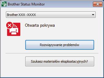 B Rozwiązywanie problemów Ta sekcja pomaga w rozwiązywaniu problemów, jakie mogą wystąpić podczas eksploatacji urządzenia Brother.