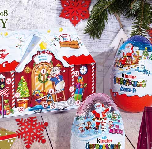 8 KINDER KALENDARZ ADWENTOWY 3D 234 G 1 szt.