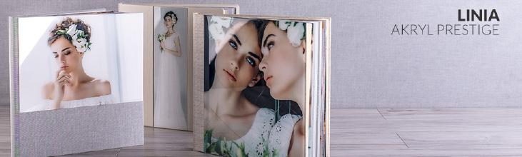 DOSTĘPNE RODZAJE OKŁADEK Stylowy FOTOALBUM z linii Akryl Prestige świetnie nadaje się na każdą okazję. Wyjątkowo jednak w takiej oprawie prezentują się ALBUMY ślubne.