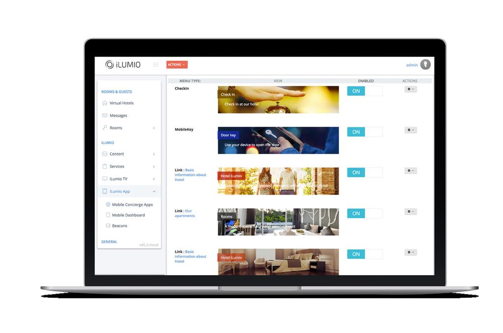 Posiada wygodny i łatwy w obsłudze moduł do uzupełnienia treści marketingowych, a funkcje marketing automation umożliwiają realizowanie kampanii marketingowych dedykowanych dla danego gościa