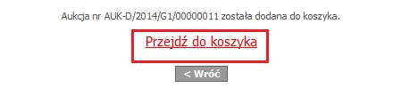 UWAGA: Aukcja oznaczona typem aukcji oznacza aukcję na komplety, gdzie licytuje się sumę poszczególnych pozycji aukcji (np. aukcja na remont trzech obiektów).