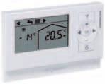 Termostat pokojowy ST620 elektroniczny termostat pokojowy z cyfrowym zegarem sterującym panel z nowoczesną dotykową technologią Touch Ring z programem dziennym i tygodniowym możliwość przełączenia