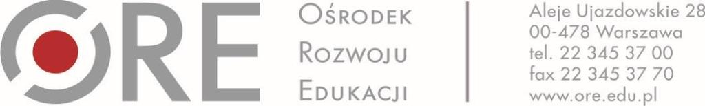 Warszawa, dnia 5 września 2018 r. Dot.: postepowania WA.ZUZP.261.73/2018 Informacja z otwarcia ofert Zamawiający Ośrodek Rozwoju Edukacji informuje, iż w dniu 3września 2018 r. do godz. 13.
