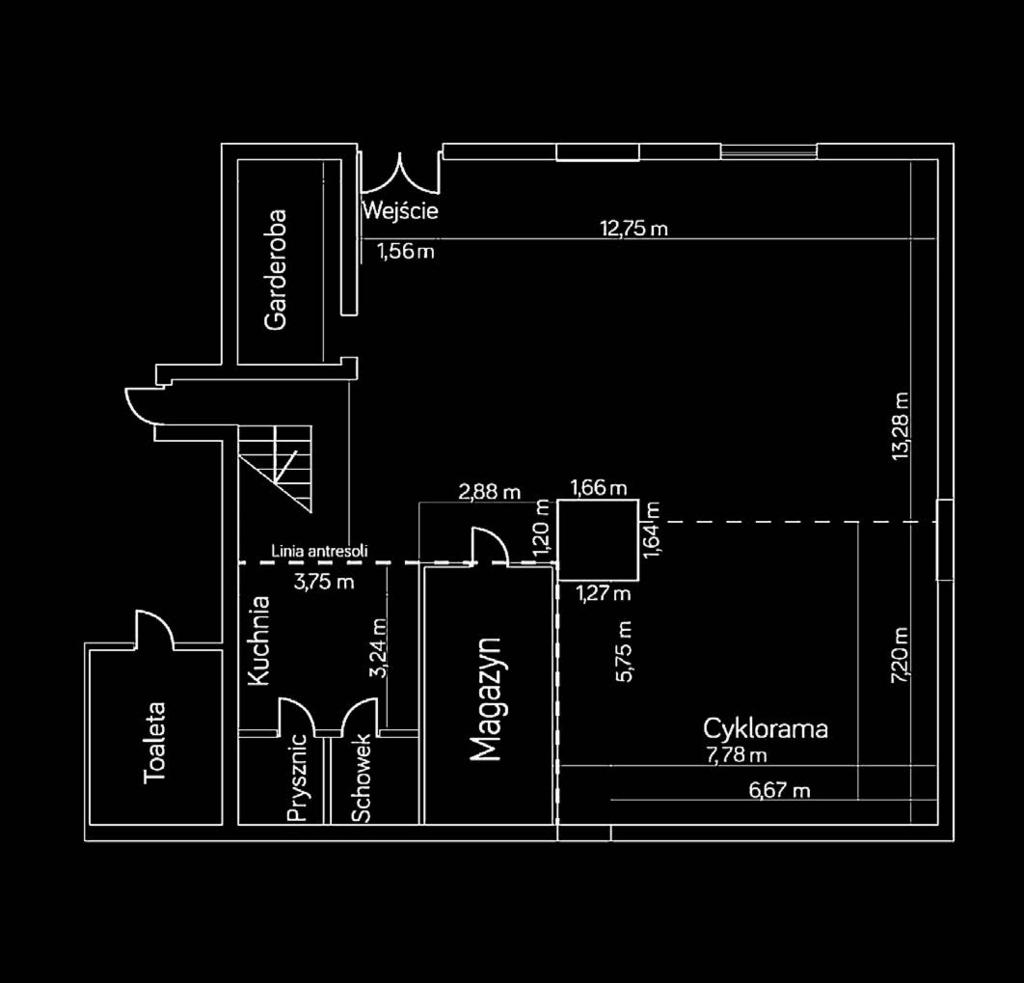 Powierzchnia : 200m2 Garderoba Aneks
