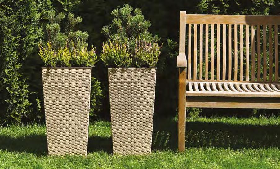 FINEZJA RATTAN Blumentopf / Pot de fleurs / Кашпо 72 190 x 190 x 360 73 20 x 20 x 46 new!
