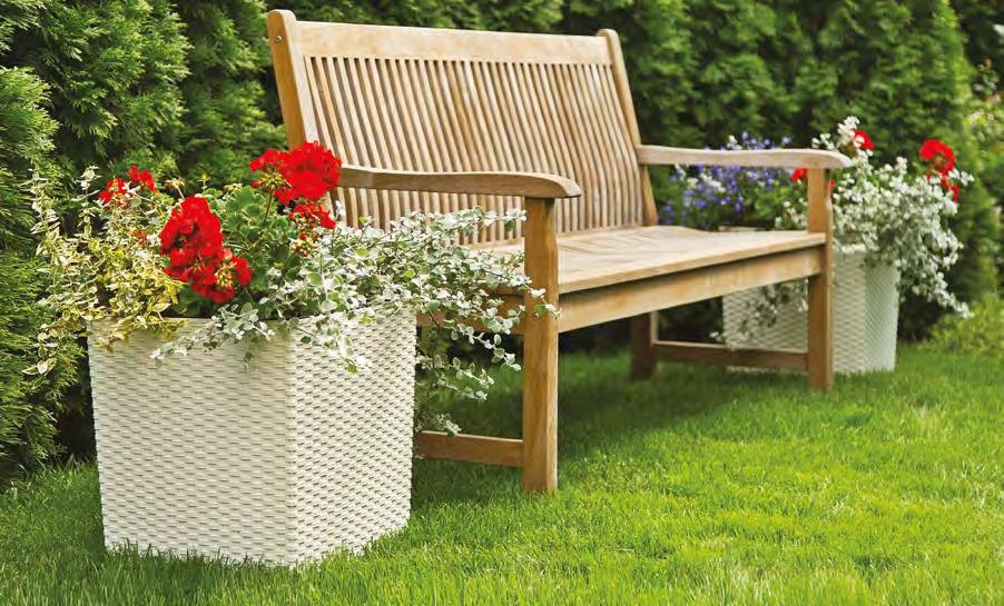 JUKA RATTAN Blumentopf / Pot de fleurs / Кашпо 94 9 96 97 190 x 190 x 19 20 x 20 x
