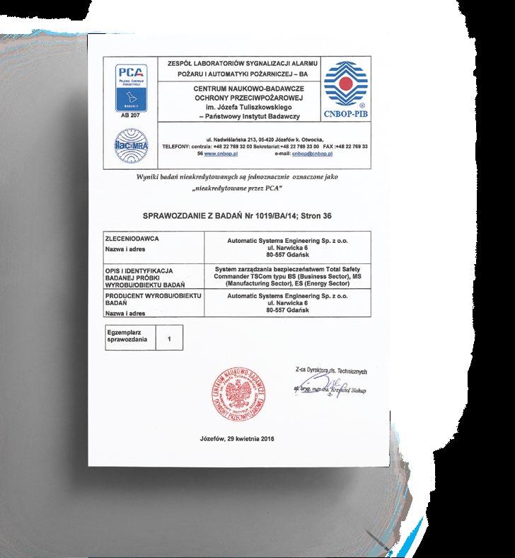 CNBOP-PIB dla systemu integrującego bezpieczeństwo