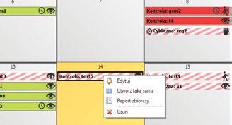 prowadzenia obiektu tworzenie raportów z kontroli urządzeń archiwizacja raportów