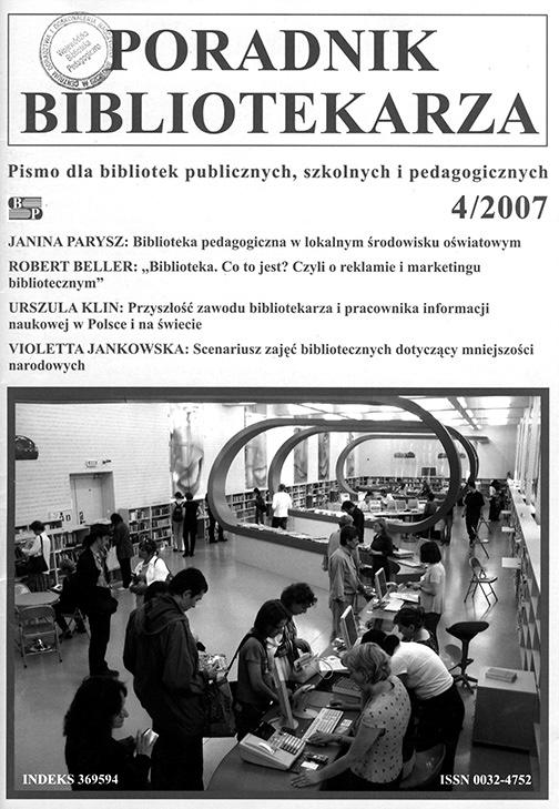 WARTO PRZECZYTAĆ nauczyciela bibliotekarza może prowadzić do modyfikacji priorytetów i założeń związanych z tworzeniem i udostępnianiem informacji.