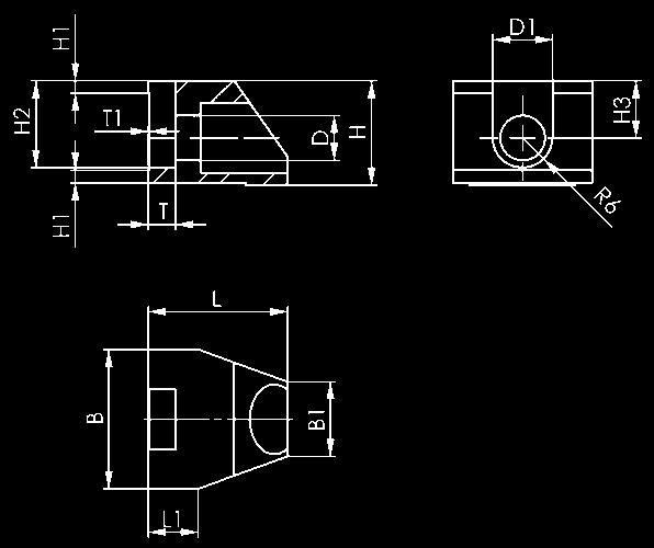 Wielkość B B1 D D1 +0,02 H -0,1 Zakres napinania = grubość przedmiotu obrabianego 0 12 mm.