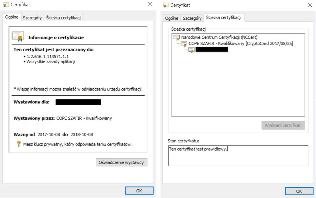 Uwaga: Jeżeli Użytkownik korzysta z podpisu kwalifikowanego (np. Szafir) podpisując nim w programie Comarch ERP Optima deklaracje np.