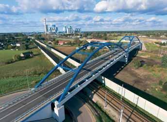Powstańców Śląskich, nad linią tramwajową w ciągu ulic Wielickiej i Limanowskiego oraz nad nasypem i wiaduktem kolejowym w ciągu linii nr 91 w rejonie ulic Dąbrowskiego i Dekerta.
