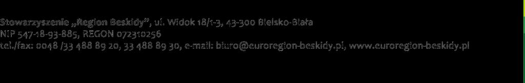 REGULAMIN KONKURSU NA OPRACOWANIE ZNAKU GRAFICZNEGO MARKI TERYTORIALNEJ BESKIDY I.