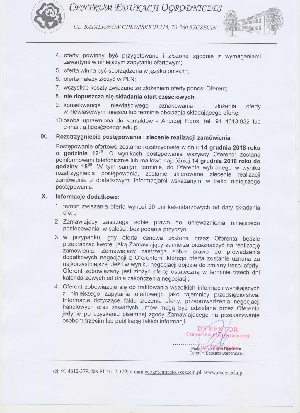 CEYTKUM E VI(ACJI OGW"ICZEj IX. 4.