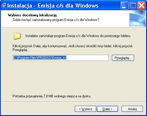 PROEKO R. Samoć Instrukcja programu "EMISJA" - 4 - W jednym cyklu pomiarów (sesji pomiarowej) można wpisać do 24 serii pomiarów dla max.