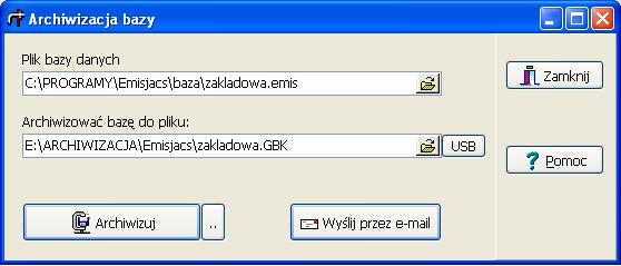 PROEKO R. Samoć Instrukcja programu "EMISJA" - 68 - W przypadku szerokich wydruków sprawozdań, należy wybrać orientację tabeli w poziomie.