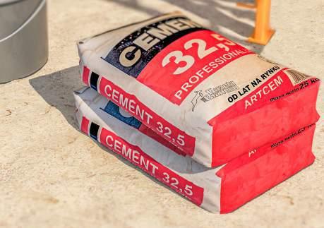 Budowa, ogrzewanie 6,98/opak. Cement,5R ARTCEM Opak.: 5 kg.