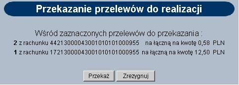 Na tym etapie użytkownik może jeszcze zrezygnować z przygotowania paczki lub ją podpisać. Po podpisaniu dokumentów otrzymują one status Gotowe do przekazania i są oznaczone ikoną.