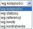 Od dnia - do dnia pozwala na określenie zakresu dat do raportowania. Domyślnie podpowiadany jest ostatni miesiąc.