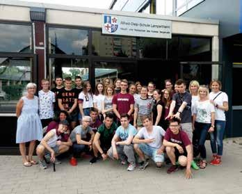 W czerwcu 17 osobowa grupa uczniów z Pszenna wraz z 2 opiekunami kończy pobyt w partnerskiej gminie Lampertheim.