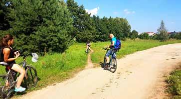 20 21 24,10 km Wieś Barany. Jedziemy prosto droga asfaltową. Przejeżdżamy przez wieś Barany.