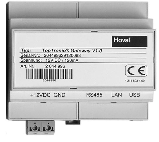 Hoval TransTherm Giro Ceny Akcesoria do TopTronic com TopTronic Gateway V1.