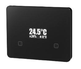 Panel dotykowy Panel dotykowy jest sercem systemu i dzięki temu prosty i intuicyjny interfejs pozwala na zarządzanie pompą ciepła i wszelkimi zainstalowanymi akcesoriami.