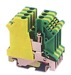 Złączki 1-torowe typ: ZJU-PE do przewodów 2,5 50 mm² Single screw Terminal Blocks, ZJU-PE type: for wires 2,5 50 mm² Клеммы винтовые тип: ZJU-PE для проводов 2,5 50 мм² TYP TYPE ТИП ZJU-4PE ZJU-6PE