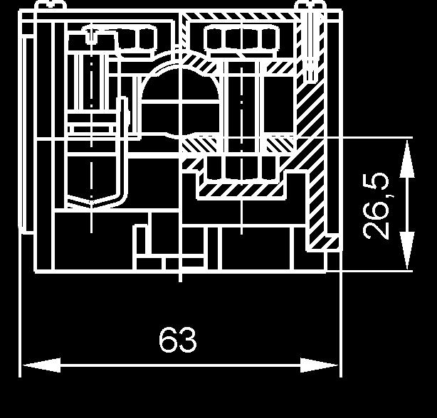 Przekrój znamionowy [mm²] Nominal cross-section [mm²] Номинальное сечение [мм²] Przekroje przewodów (drut) [mm²] Cross-sections of cables (wire) [mm²] Сечение проводов (жесткий) [мм²] Przekroje