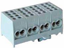Material: Housing polyamide; terminal - brass; bolts galvanized steel Standards:,. Применение: Шкафы управления и распределительные щиты.