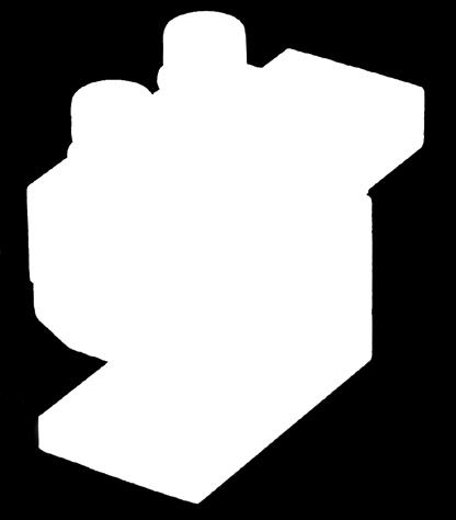 5 mm Distribution block + connection unit for 5 mm thickness DIN rail распределительный