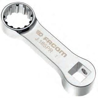 AKCESORIA AKCESORIA CROWFOOT J.SPR - Końcówki Crowfoot 3/8", 12-kątne, profil Spline, metryczne J.