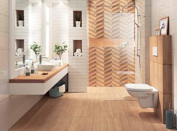 Brika Wood strukturalna mat - 39,99/m², op. 1,5 m², cena za op.