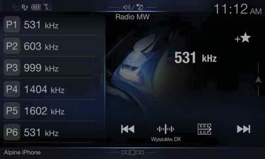 radiowej Szczegółowe informacje na temat przełączania wyświetlanych wiadomości tekstowych stacji radiowej można znaleźć w sekcji Wyświetlanie wiadomości tekstowych stacji radiowej (strona 53).