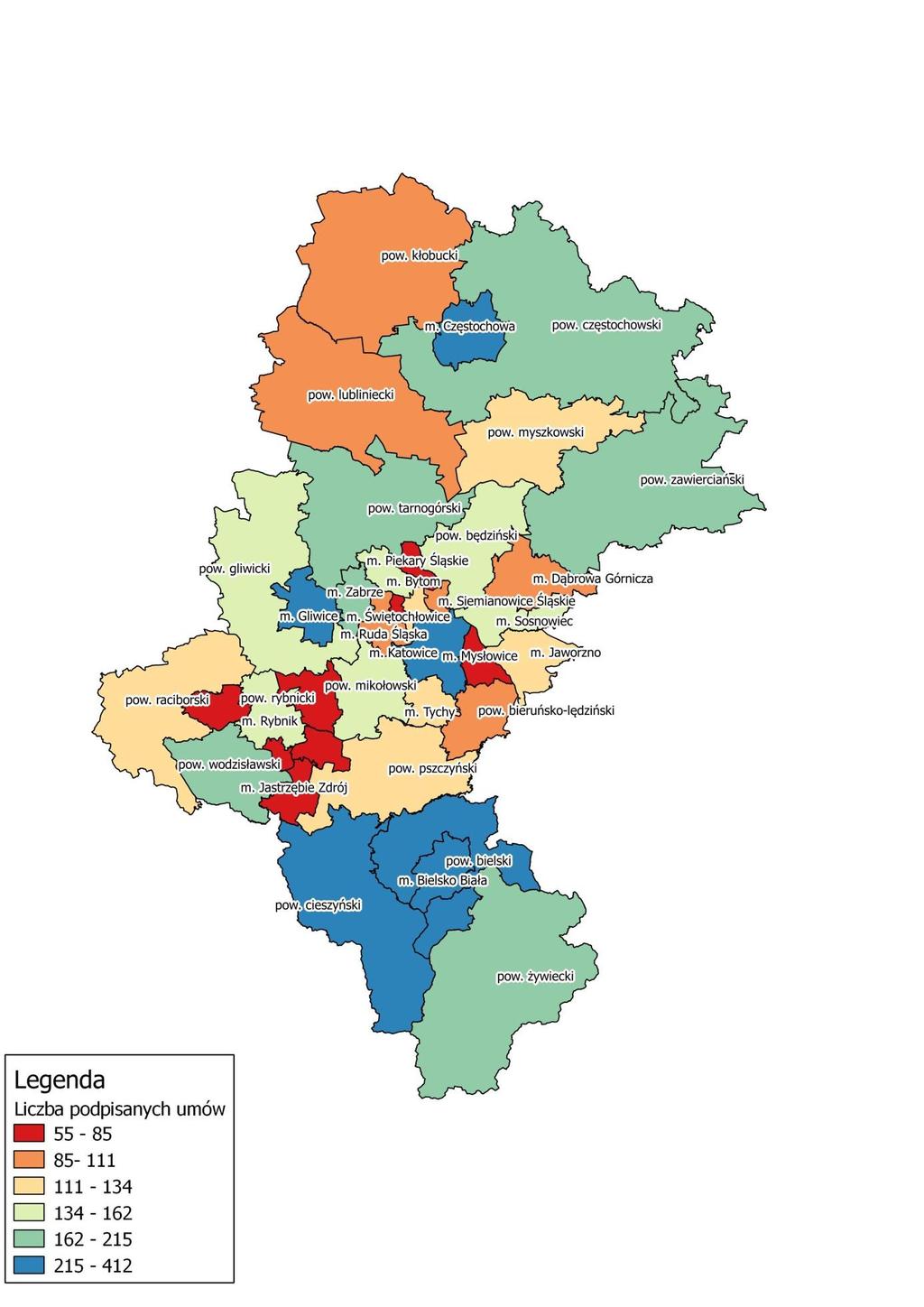 Rysunek 5 Liczba podpisanych umów o